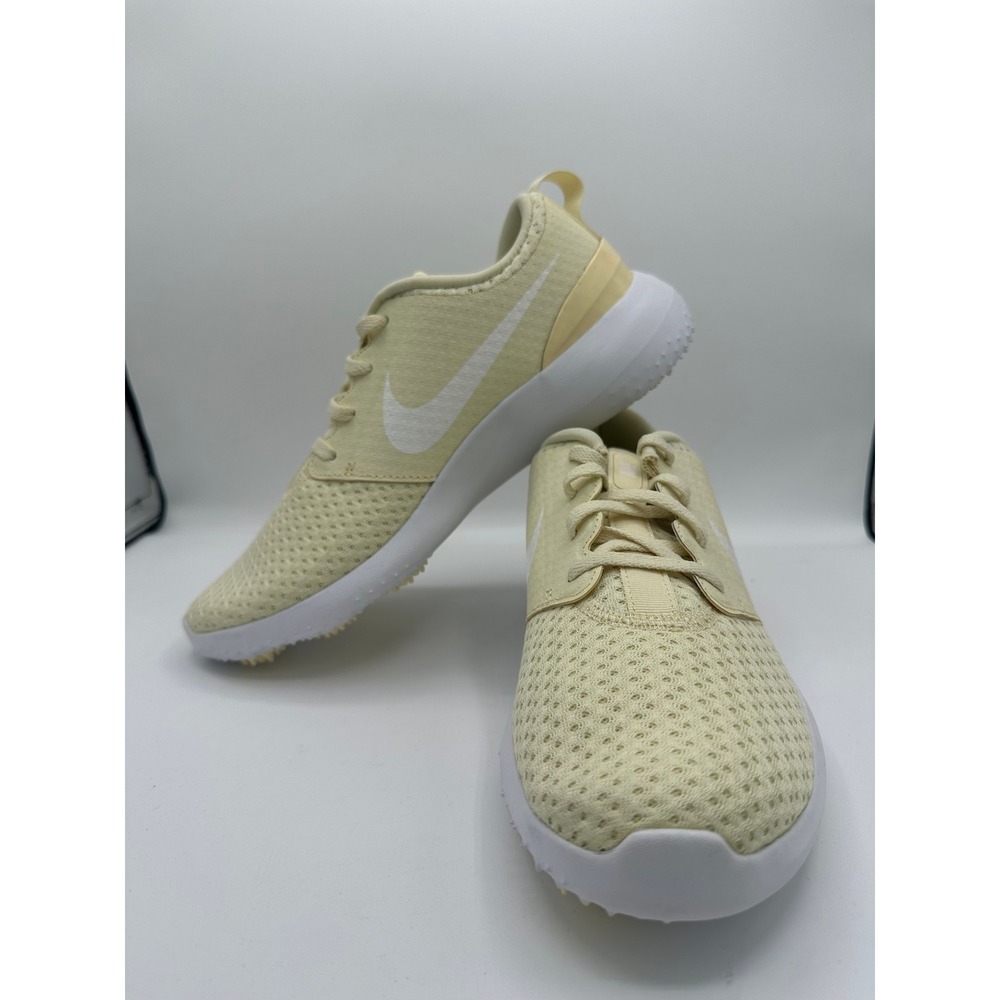 Nike Roshe G Women 6.5 Spikeless Golf Shoes Pale Yellow Alabaster CD6066-700